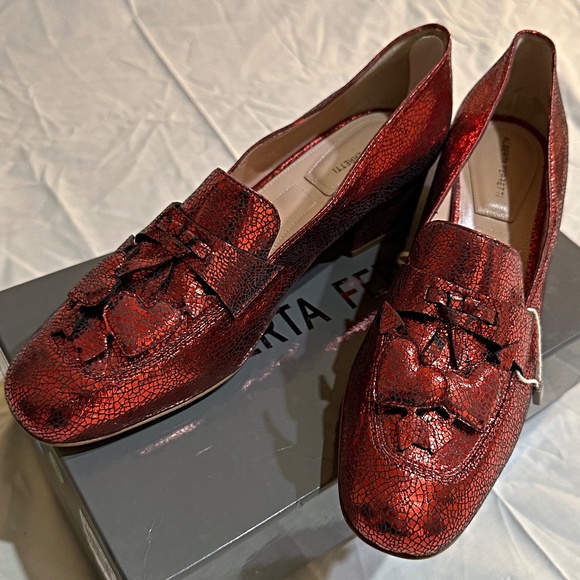 Alberta Ferretti Ruby Red Shoes - Picture 2 of 3